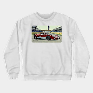 GT40 MK1 Track Print Crewneck Sweatshirt